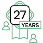 25 years experience icon